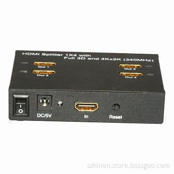 HDMI Splitters 1 x 4 with Full 3D and 4Kx2K